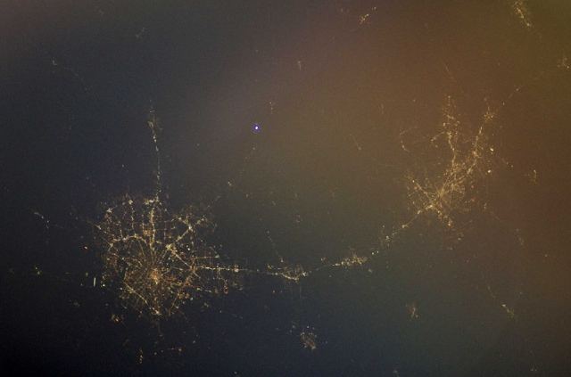 Flashing observed from ISS
